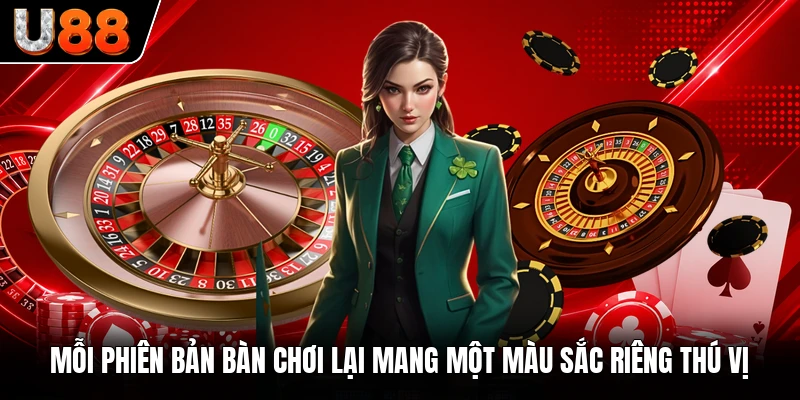 Mỗi phiên bản bàn chơi lại mang một màu sắc riêng thú vị